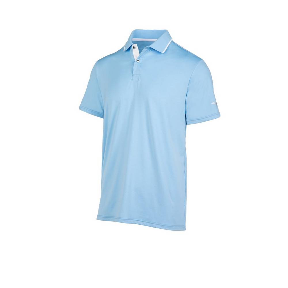 Mizuno Men's Performance Polo Light Blue (350738-KWZ)